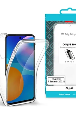 Coque 360 pour Huawei P Smart (2021) Transparent Paiement Sécurisé