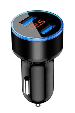 Prix Cassé ShieldCase Chargeur de voiture USB avec écran LED