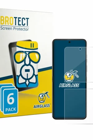 6 Pièces BROTECT AirGlass Protection d'écran en verre pour Motorola Razr 70 Solde