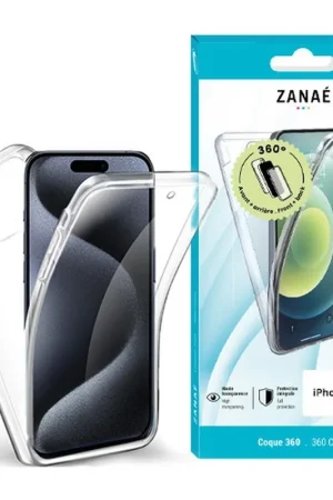 Achat Immédiat Coque 360 pour iPhone 15 Pro Transparent