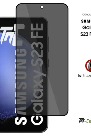 Commander Maintenant Samsung Galaxy S23 FE - Verre trempé Anti-Espions - Intégral Privacy - TM-Concept®