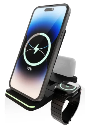 Chargeur sans fil pliable 3 en 1 pour les produits Apple Marque