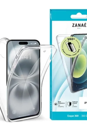 Coque 360 pour iPhone 17 Transparente Solde