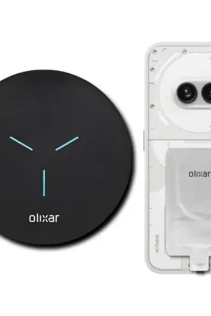 Dernier Modèle Olixar 15W Wireless Charger Pad & USB-C Wireless Charger Adapter - For Nothing Phone 2a