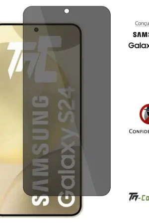 Samsung Galaxy S24 - Verre trempé Anti-Espions - TM-Concept® Certifié