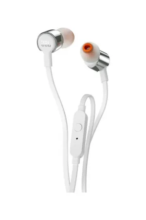 Réduction Écouteurs intra-auriculaires intra-auriculaire JBL Harman T210 micro-casque argent
