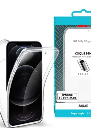 Coque 360 iPhone 12 Pro Max Transparente Livraison Express