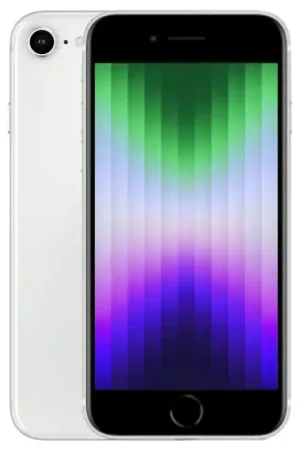 iPhone SE 2022 64 Go Lumière Stellaire Reconditionné - Blanc Produit De Marque
