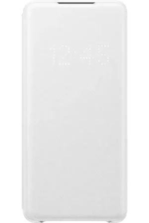 Etui pour Galaxy S20+ - folio Samsung à Led - blanc Meilleur Prix