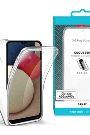 Coque 360 pour Samsung Galaxy A03s Transparent Bon Plan
