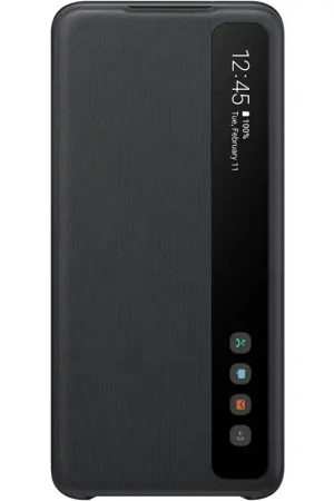 Etui pour Galaxy S20 - folio Clear View Cover Samsung Noir Acheter En Ligne