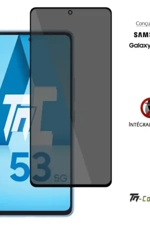 Samsung Galaxy A53 5G - Verre trempé Anti-Espions - Intégral Privacy - TM-Concept® Nouveauté