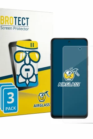 Authentique 3 Pièces BROTECT AirGlass Protection d'écran en verre pour Huawei Enjoy 90 Plus