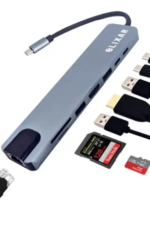 Achat Immédiat Olixar 8 Port USB-C Multi Function Charging Hub - For MacBooks