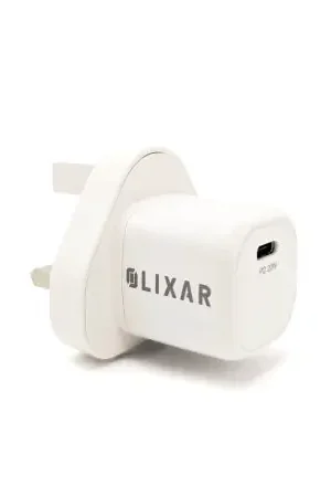 Olixar Basics White Mini 20W USB-C PD Wall Charger - For Samsung Galaxy A05 Pas Cher
