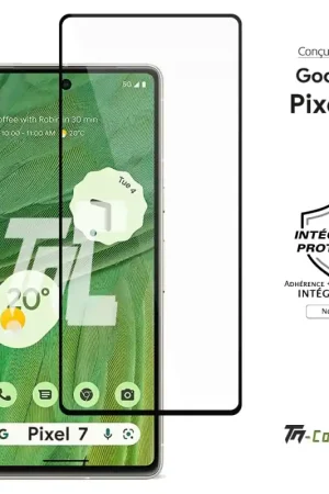 Acheter Direct Google Pixel 7 - Verre trempé intégral Protect - Noir - TM-Concept®