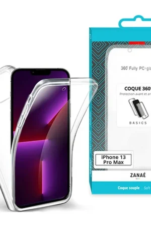 Coque 360 transparente pour iPhone 13 Pro Max Satisfait Ou Remboursé