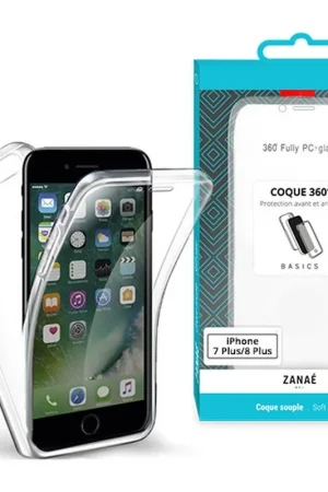 Coque 360 transparente pour iPhone 7 Plus / 8 Plus Achetez Aujourd’hui