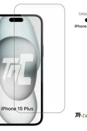 Produit De Marque Apple iPhone 15 Plus - Verre trempé TM-Concept® - Gamme Standard Premium