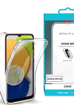 Coque 360 transparente pour Samsung Galaxy A03 Prix Réduit
