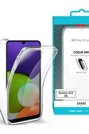 Coque 360 Transparente pour Samsung Galaxy A22/M22 Acheter Direct
