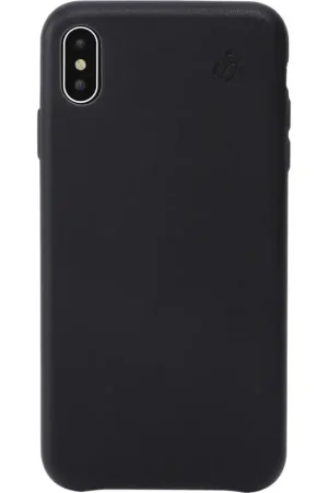 Coque pour iPhone XS Max - rigide Beetlecase en cuir noir Paiement Sécurisé