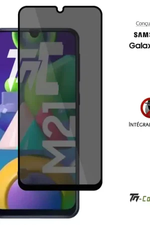 Samsung Galaxy M21 - Verre trempé Anti-Espions - Intégral Privacy - TM-Concept® Populaire