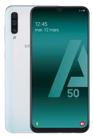 Haute Qualité Galaxy A50 Double SIM 128 Go Blanc Reconditionné