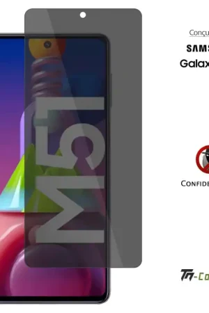 Samsung Galaxy M51 - Verre trempé Anti-Espions - TM-Concept® Expédition Rapide