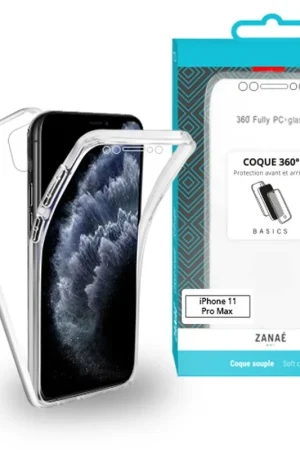 Coque 360° transparente pour iPhone 11 Pro Max Offre Limitée
