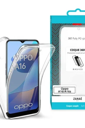 Prix Bas Coque 360° transparente pour Oppo A16/A16s/A54s