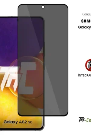Nouveauté Samsung Galaxy A82 - Verre trempé Anti-Espions - Intégral Privacy - TM-Concept®