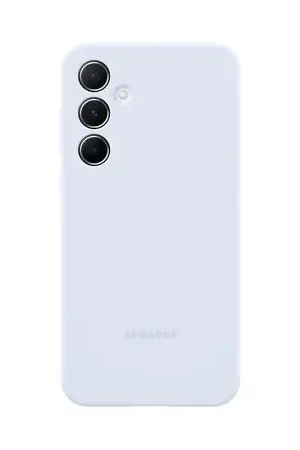 Official Samsung Light Blue Silicone Case - For Samsung Galaxy A55 5G Remise