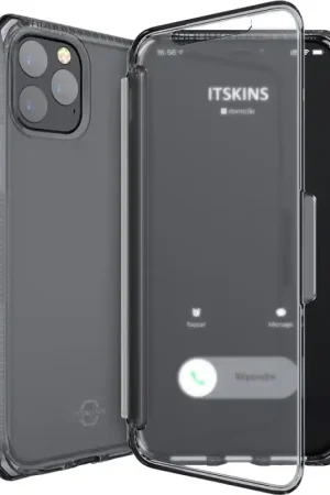 Prix Bas Etui pour iPhone 11 ProMax - folio Itskins Spectrum Vision clear