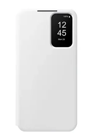 Official Samsung White Smart View Wallet Case - For Samsung Galaxy A35 5G Affaire À Saisir