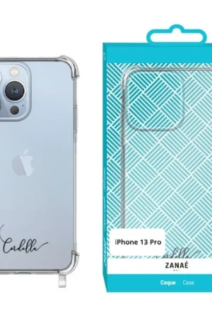 Solde Coque avec anneaux pour iPhone 13 Pro Transparent