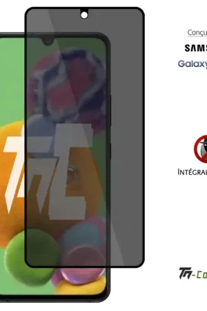 Samsung Galaxy A91 - Verre trempé Anti-Espions - Intégral Privacy - TM-Concept® Livraison Gratuite