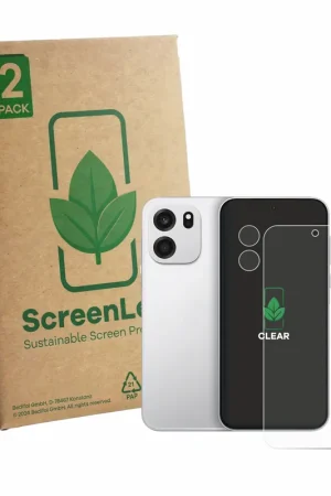 2 Pièces ScreenLeaf Clear Protection d'écran durable pour OnePlus Turbo 6V (Avant+Caméra) Affaire À Saisir
