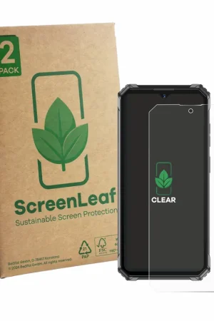 Meilleur Choix 2 Pièces ScreenLeaf Clear Protection d'écran durable pour Oukitel G7