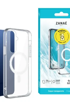 Vente Flash Coque Compatible MagSafe Galaxy S25 Plus Transparent
