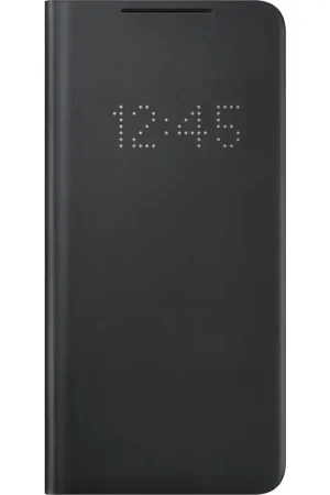Folio Samsung G S21+ 5G - LED View Cover Noir Samsung Quantité Limitée