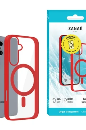 Coque Compatible MagSafe Galaxy S26 Ultra Rouge Prix Promo
