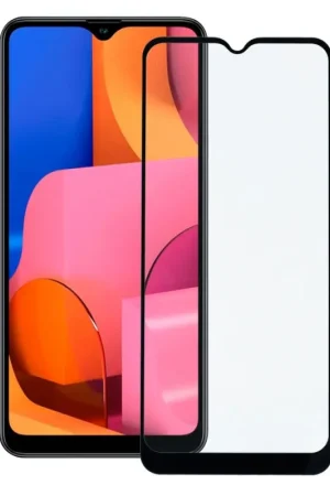 Verre Trempé Complet Noir pour Samsung Galaxy A20S Quantité Limitée