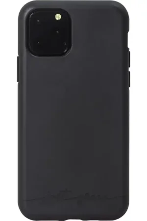 Coque pour iPhone 11 Pro Just Green souple - noire Offre Du Jour