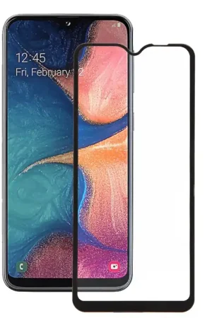 Verre Trempé Complet Noir pour Samsung Galaxy A20e Prix Bas