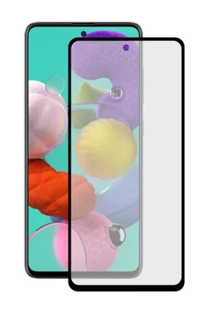 Expédié Aujourd’hui Verre Trempé Complet Noir pour Samsung Galaxy A71
