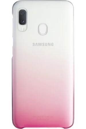 Coque Samsung Galaxy A20e A202 - rigide dégradée rose et transparente Evolution Nouvelle Collection
