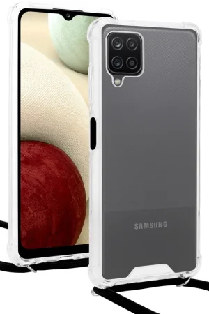 Livraison Express ShieldCase Coque antichoc avec cordon Samsung Galaxy A12 (transparent)