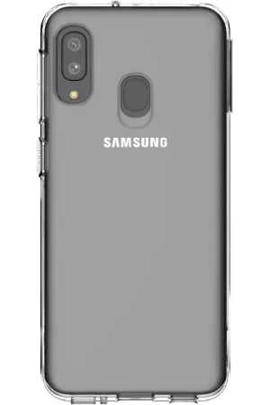 Acheter En Ligne Coque pour Galaxy A20 A202 - semi-rigide transparente Designed for Samsung