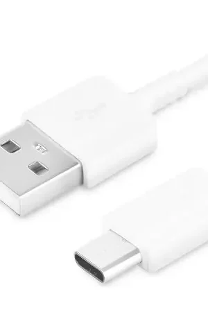 Must-Have Official Samsung 0.8m USB-A to USB-C Charge & Sync Cable - White